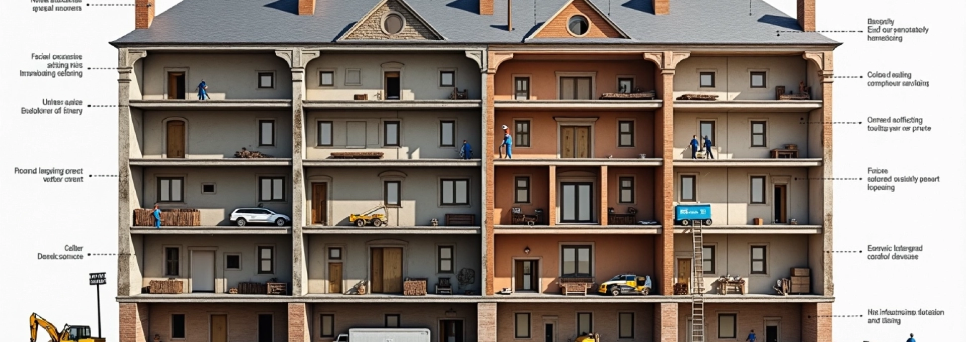 Restauration d'un bâtiment ancien